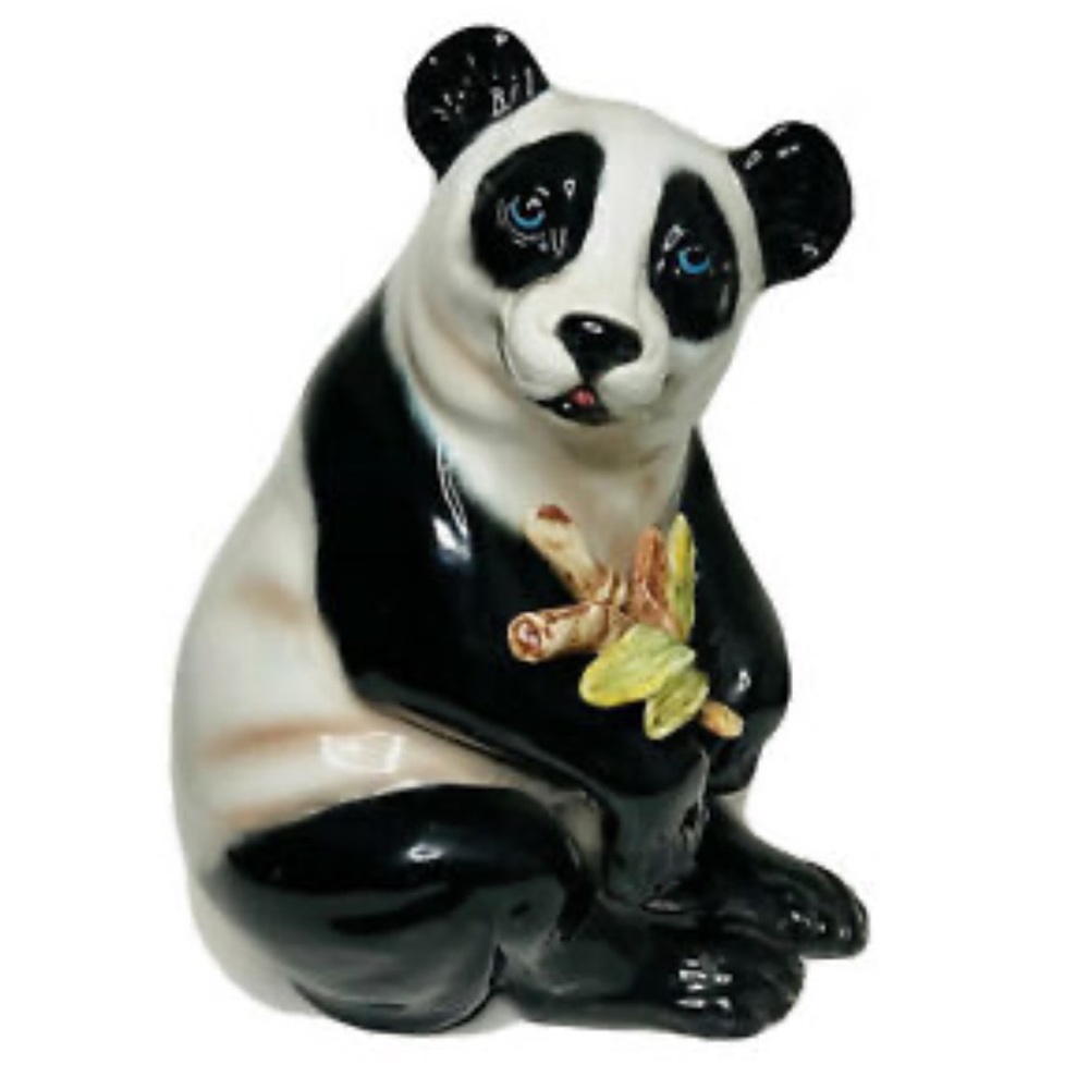 Ethan Allen ceramic panda.